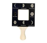 Diheohg Nature Guide Finder Juguete de mano de madera para niños pequeños Tablero de doble cara Planta al aire libre Niños Duradero Fácil Instalación Fácil de Usar -B