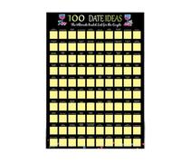 Diheohg Póster para rascar el juego de amor para parejas, regalo para el día de San Valentín, póster de pared regalo para él y ella