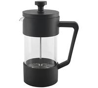 Diheohg Prensa francesa Cafetera y Té, Engrosada Borosilicato Vidrio Prensa Café Prensa Libre de óxido y Fregadero Resistente a la Máquina Negra