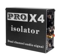 Diheohg PRO X4 - Aislador de audio multifuncional (6,5 mm, 3,5 mm, XLR, filtro acústico, filtro de tierra)