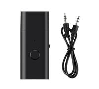 Diheohg Receptor Transmisor Bluetooth 5.3, Adaptador USB InaláMbrico Auxiliar de 3,5 Mm, MicróFono Incorporado, TransmisióN de MúSica, Llamadas con Manos