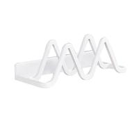 Diheohg Soporte de tapa de olla inoxidable, montaje en pared, estante para platos, capacidad de carga, sin perforación, estante para tapa de olla, estante de cocina a bordo, B, fácil de usar