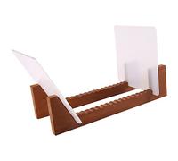 Diheohg Sostenedor de placas de sonido - extremos acrílicos - usted y en esta unidad de estante portátil moderna