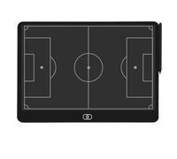 Diheohg Tabla electrónica de entrenamiento de fútbol con pantalla LCD de 16 unidades, con función de bloqueo para fútbol