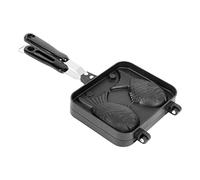 Diheohg Taiyaki Doble Pescado En Forma De Postre Caliente Gofre Pastel Fabricante Pan Japonés Panqueque Doble Pan Sartén