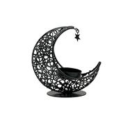 Diheohg Un candelabro de metal para Ramadán, Eid Mubarak, decoración ligera de lujo, boda musulmana, Eid Al Adha, regalo