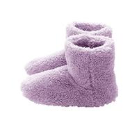 Diheohg Zapatos de Invierno con Calentador USB para Pies, Pantuflas EléCtricas CáLidas de Felpa, Zapatos EléCtricos Lavables con CalefaccióN, Almohadillas, Plantillas Calefactoras 35-39