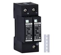 DIHOOL Protección contra Rayos solares fotovoltaicos, pararrayos de Sobretensión Tipo 2, protección contra Rayos de Sobretensión doméstica DC 48V