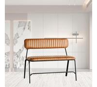 DIHRVTHC Asiento Exterior con Amplia Capacidad para reuniones sociales, construcción rígida para soportar Peso Elevado en Jardines Patios terrazas o áreas de recreo(Giallo,95cm)