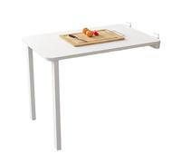 DIHRVTHC Escritorio Flotante Plegable, Mesa Mural Multifunción para Comedor, Estudio o Áreas Reducidas, Uso Diario en Espacios Compactos(80 * 50cm)