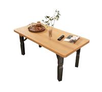 DIHRVTHC Mesa Baja Plegable Japonesa, Mesa de Suelo Multifuncional, Ligera y transportable, Ideal para Lectura, Trabajo o Snacks en salón o Dormitorio(Walnut,70cm)