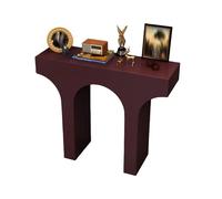DIHRVTHC Mesa recibidor de Madera Resistente, Elegante y Funcional, Adecuada para la organización de Llaves, Bolsos, Plantas y Elementos Decorativos(Burgundy,120cm)
