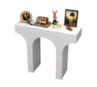 DIHRVTHC Mesa recibidor de Madera Resistente, Elegante y Funcional, Adecuada para la organización de Llaves, Bolsos, Plantas y Elementos Decorativos(Wit,100cm)