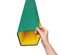 DIHRVTHC Protector para Postes de Baloncesto Resistente a la Intemperie Acolchado de Espuma Gruesa para Columna de Garaje y Cancha Exterior Protección Anti-Choque(Green,6"x6"/15x15cm)