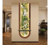 DIHRVTHC Wall Hanging Decoración de Pared Tapiz Boho de Macramé para Hogar, Salón o Dormitorio,Elegante tejido artesanal ideal para sala, dormitorio o entrada(Style-o,12.9 * 39.3in)