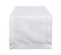 DII 100% algodón, Everyday Basic Everyday 18 x 18 con vainica servilletas 4 Unidades, Aqua, Off White, Table Runner 14x72