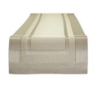 DII Camino de Mesa de PVC para Interiores y Exteriores, 35 x 183 cm, Color champán