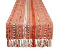DII Camino de Mesa Trenzado, algodón, Rojo Vintage, 15x72