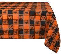 DII CAMZ10894 - Set de Accesorios para Halloween, Cena y Caramelos (2 Unidades, 20 x 20 cm, algodón), Check de Halloween., 60x84