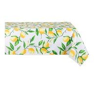DII CAMZ11289 - Mantel de primavera y verano, a prueba de derrames e impermeable para uso en interiores o exteriores, fiestas en el patio trasero, barbacoas, reuniones familiares (asientos de 10 a 12), 60 x 120, Lemon Bliss