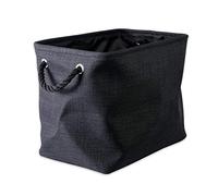 DII CAMZ37094 5568 - Papelera plegable (poliéster, tamaño pequeño), color negro