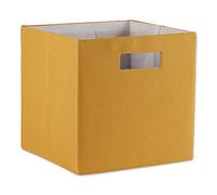 DII Colección de almacenamiento Poly-Cube de lados duros, plegable, sólido, grande, dorado miel