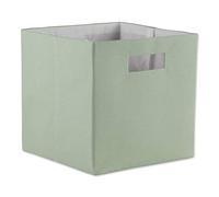 DII Colección de almacenamiento Poly-Cube de lados duros, plegable, sólido, pequeño, menta