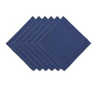 DII - Colección de Juego de servilletas Lisas (6 Unidades, 50,8 x 50,8 cm), Color Azul francés