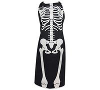 DII Happy Halloween Collection Delantal, talla única, esqueleto