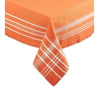 DII Harvest Market Tabletop Collection, Color Naranja Quemado, Mantel, 152 x 213 cm