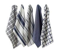 DII Juego de Toallas de Cocina, algodón, Azul náutico, 18 x 28 Pulgadas