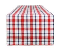 DII Kitchen Textiles, algodón, American Plaid, Camino de Mesa de 14 x 108 cm