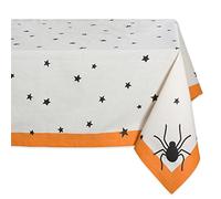 DII Mantel con Estampado de Estrellas Negras, 52 x 52 Pulgadas