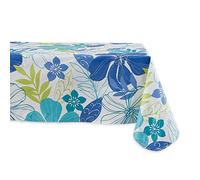 DII Mantel de Verano de Vinilo con Parte Trasera de Franela, diseño de Flores Tropical Bahama Rectangle, 60 x 84 cm