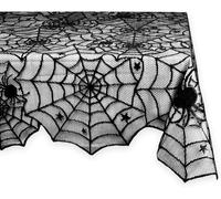 DII Otoño/día de Acción de Gracias de Hoja de Arce de Encaje Mantel para Fiestas, Spider Web, Tablecloth