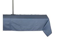 DII Outdoor Tabletop Collection Tonal Celtice, Mantel con Cremallera, 60 x 120, Azul francés