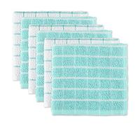 DII Paño de cocina absorbente Terry Combo para ventana, multiusos, secado rápido y lavable a máquina, 30,48 x 30,48 cm, 6 unidades