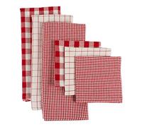 DII Paños de cocina pesados tejidos de algodón, absorbentes, secado diario, cocina y horneado, cuadros de vacaciones, paños de cocina de 18 x 28 pulgadas y paño de cocina de 13 x 13 pulgadas