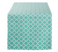 DII - Servilletas de algodón para Bronceado, Bodas, duchas, Fiestas y Uso Diario, Aguamarina, 14x108 Table Runner