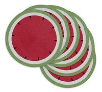 DII Watermelon Collection - Juego de manteles Individuales para Cocina, diseño de día de Verano, 6 Piezas