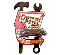 DiiliHiiri Cartel Coffee para Cafetería - Original Cartel Retro De American Retro Sign para Bar Pub Cafeteria y Taller. Decoración Letrero Vintage de los Años 50. Grande Placa 60x40x4cm (9088)