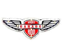DiiliHiiri Cartel Luminoso Hot Rod Garage - Original Cartel Retro American Retro Sign. Cartel Luminoso Led como Regalo para Padre. Decoración Taller Garaje. Letrero Vintage 54x19x5cm (9109)