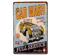 DiiliHiiri Cartel Metálico Vintage - 30x20cm - Nostalgia Americana Anuncio | Placa Decorativa | Letrero | Póster Vintage | Efecto Envejecido | Diseño Retro | SKU: (2635-225)