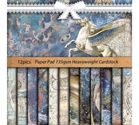 DiiWmme 24 hojas de papel floral para álbumes de recortes, papel de manualidades con patrón vintage de 6 x 6 pulgadas para álbumes de recortes, decoupage, fabricación de tarjetas, diario de bricolaje