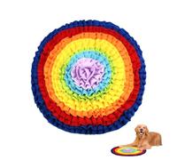 DiiWmme Alfombrilla de olfateo lavable para perros, juego de alimentación interactivo para aburrimiento y estimulación mental, tapete de entrenamiento para perros (A)