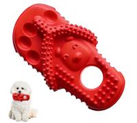 DiiWmme Juguete indestructible para perros masticadores agresivos, juguete masticable de goma resistente para perros pequeños y medianos, limpieza de dientes, alivio del aburrimiento y salud dental