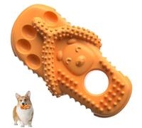 DiiWmme Juguete indestructible para perros masticadores agresivos, juguete masticable de goma resistente para perros pequeños y medianos, limpieza de dientes, alivio del aburrimiento y salud dental