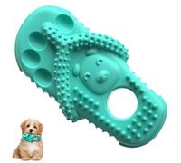 DiiWmme Juguete indestructible para perros masticadores agresivos, juguete masticable de goma resistente para perros pequeños y medianos, limpieza de dientes, alivio del aburrimiento y salud dental