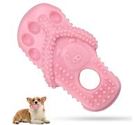 DiiWmme Juguete indestructible para perros masticadores agresivos, juguete masticable de goma resistente para perros pequeños y medianos, limpieza de dientes, alivio del aburrimiento y salud dental
