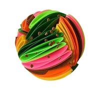 DiiWmme Pelota de olfateo para perros, bola interactiva de 15 cm para perros, pelota de juguete suave para perros, estimulante para el cerebro, juguetes de rompecabezas para perros pequeños y medianos